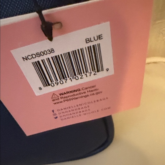 Danielle Nicole Disney Cinderella Crossbody  Navy Blue Shoulder Bag New! - Picture 5 of 9